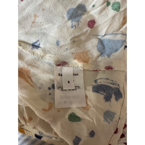 Reformation Bea Midi Skirt in Painted Lady Womans 8 - Picture 11 of 12